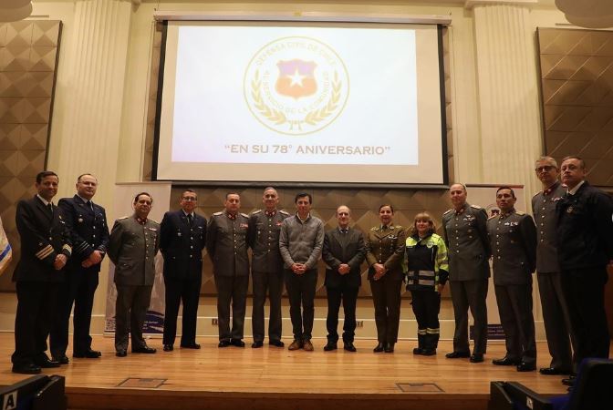 Ceremonia Septuagésimo Octavo aniversario de la Defensa Civil de Chile
